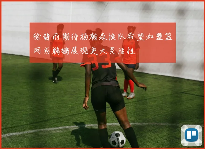 徐静雨期待杨瀚森换队希望加盟篮网或鹈鹕展现更大灵活性